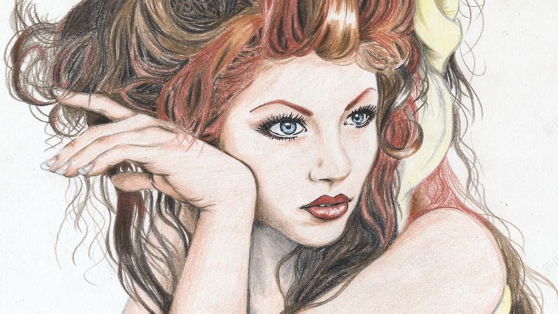 素描插画手绘个性jpg设计背景_88icon https://88icon.com 素描 插画 手绘 个性