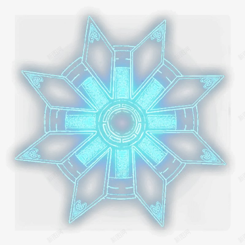 古风图案符号系列图标png免抠素材_88icon https://88icon.com 蓝色色 八角形 图标 符号 系列 古风 图案