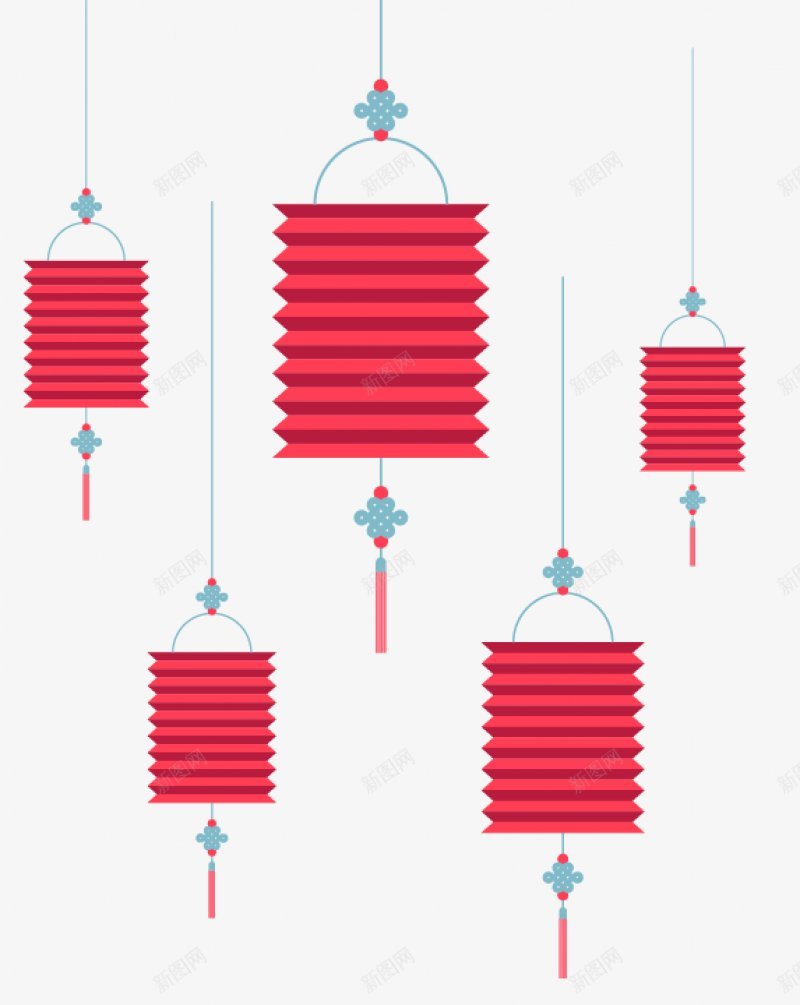 折纸灯笼喜庆png免抠素材_88icon https://88icon.com 喜庆 折纸灯笼