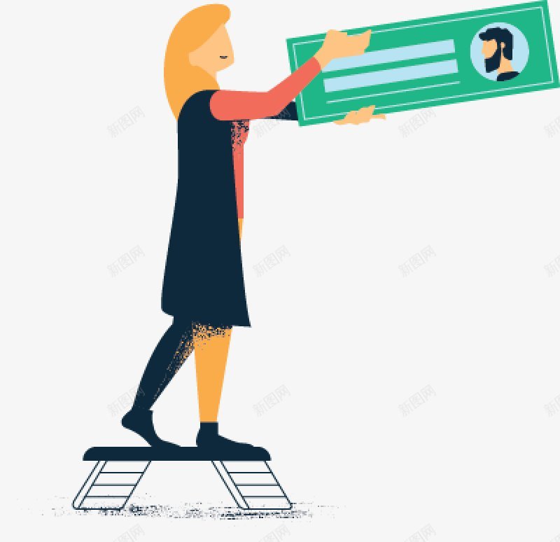 手绘人物手绘彩绘水彩插画png免抠素材_88icon https://88icon.com 免扣手绘彩绘水彩插画 手绘人物免扣
