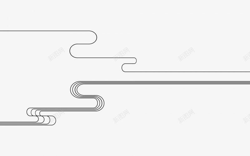 灯笼浪花边框新中式中国风古典花纹元素祥云背景设png免抠素材_88icon https://88icon.com 中国风纹理 元素