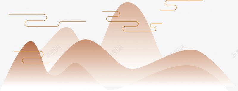 中秋节手绘云纹祥云中国风线条山平面png免抠素材_88icon https://88icon.com 中国风线条 中秋节手绘 云纹 山 祥云