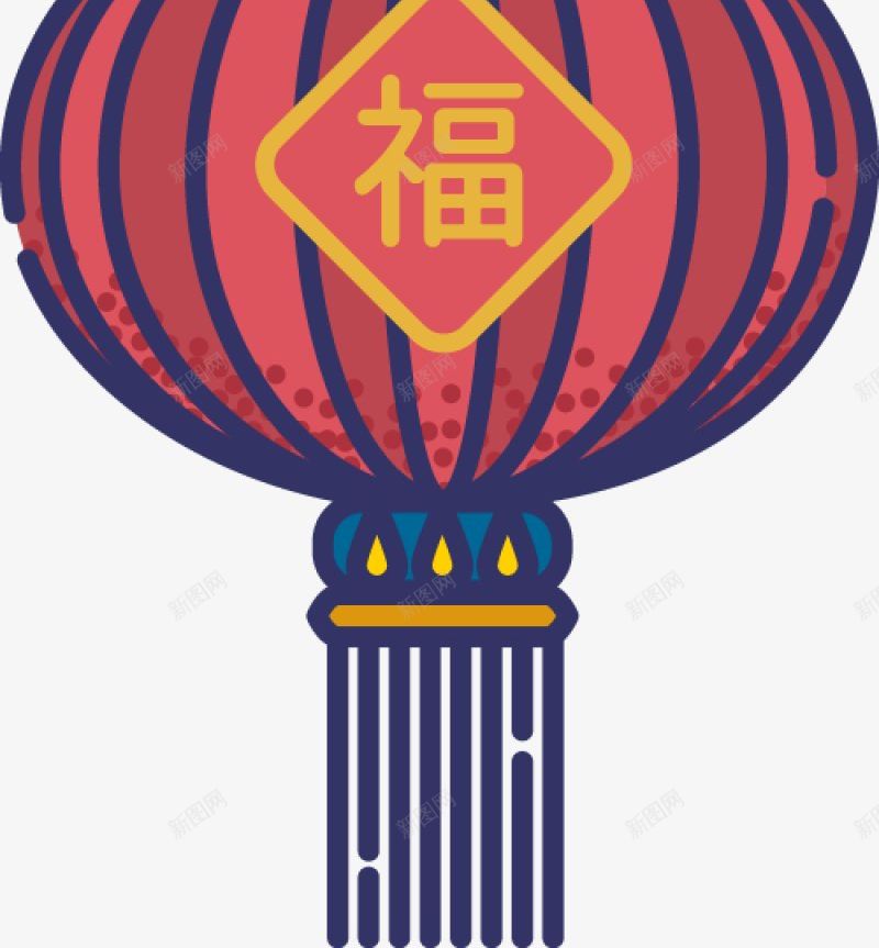 中国新年传统复古传统中国风日式翔云灯笼福娃png免抠素材_88icon https://88icon.com 中国新年传统免扣
