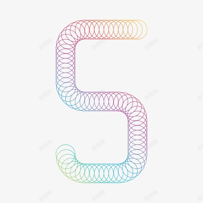 艺术字创意圆圈圆环彩色阿拉伯数字5的png免抠素材_88icon https://88icon.com AI psd 世界湿地日 元宵节 国际气象节 图标元旦 情人节 春节 腊八节 除夕