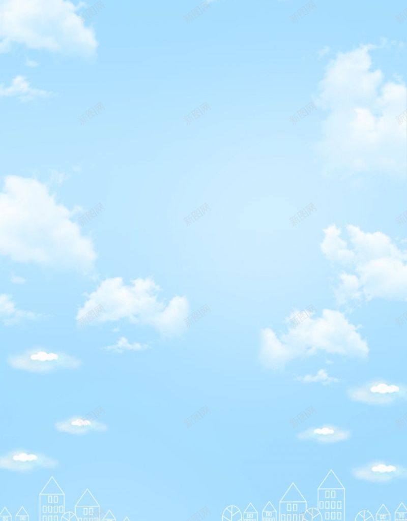 蓝天白云海报纯色壁纸jpg设计背景_88icon https://88icon.com 蓝天白云海报纯色壁纸