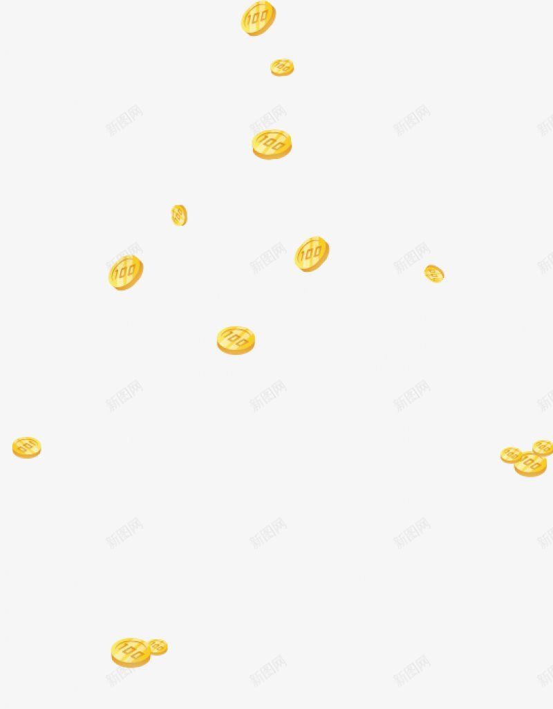 卡通手绘金币元素png免抠素材_88icon https://88icon.com 金币 金钱 金元宝 卡通钱币 插画 漂浮纸币 活动 电商 立体 财宝 财富 财神 金钱 财