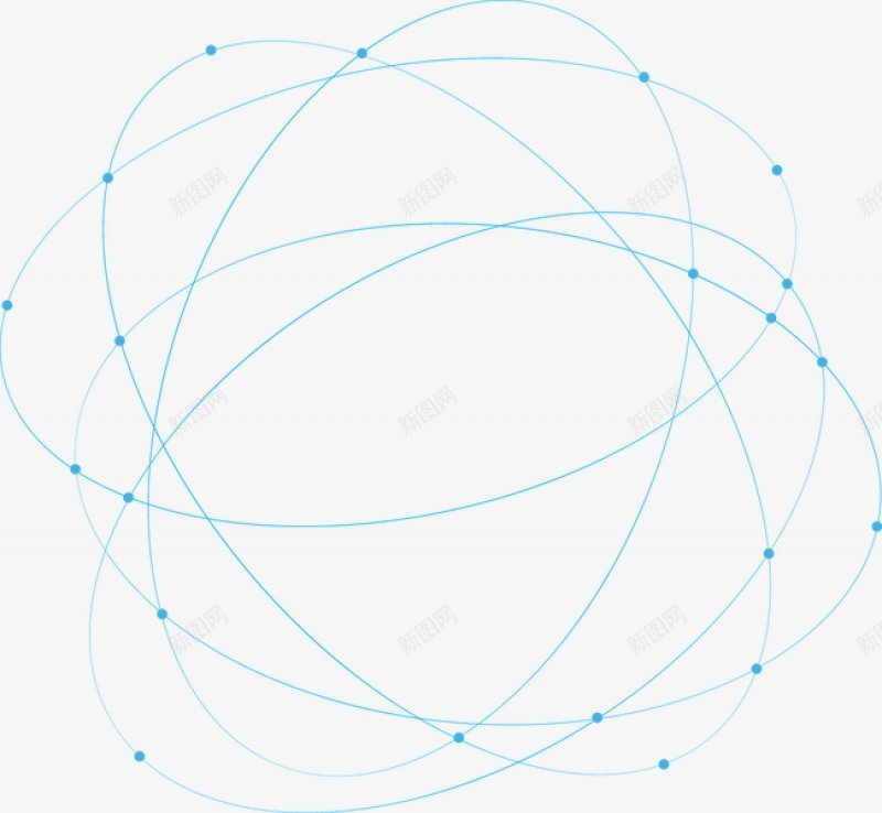 抽象几何科技线条图png免抠素材_88icon https://88icon.com 免扣抽象几何科技线条 图