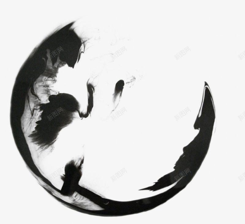 中国传统毛笔飞白透明饰品4png免抠素材_88icon https://88icon.com 中国传统 免扣 毛笔飞白 透明 饰品4