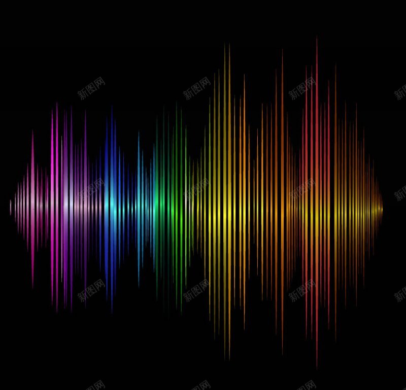 彩色音频矢量3C数码jpg设计背景_88icon https://88icon.com 3C数码 彩色音频矢量