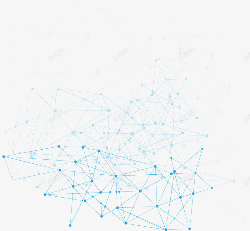 蓝色简约线条装饰图案png免抠素材_88icon https://88icon.com 免抠PNG 拼接 梦幻 科幻 科技 简约 线条 蓝色 装饰图案
