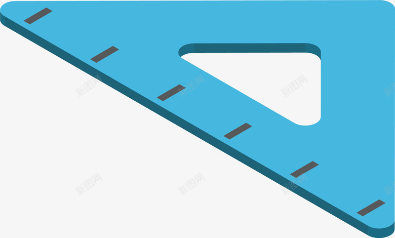 三角尺学习文具用品矢量图ai免抠素材_88icon https://88icon.com 办公用品 学习 学习文具用品 学生返校 尺子 彩笔 粉笔字 背景 矢量图