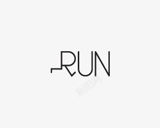 RUN英文艺术字png免抠素材_88icon https://88icon.com RUN奔跑 创意英文艺术字 跑步logo 跑步英文艺术字