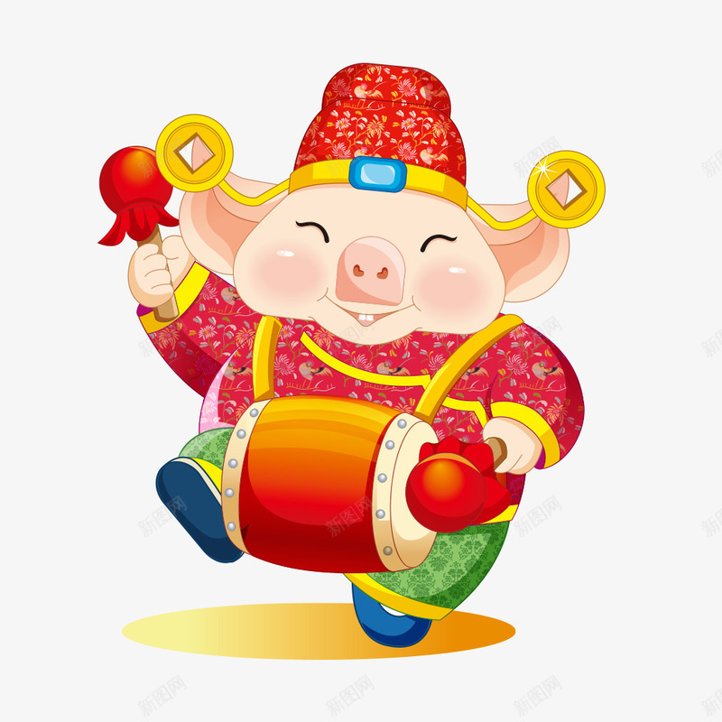 招财猪png免抠素材_88icon https://88icon.com 元宝 招财进宝 猪 金币