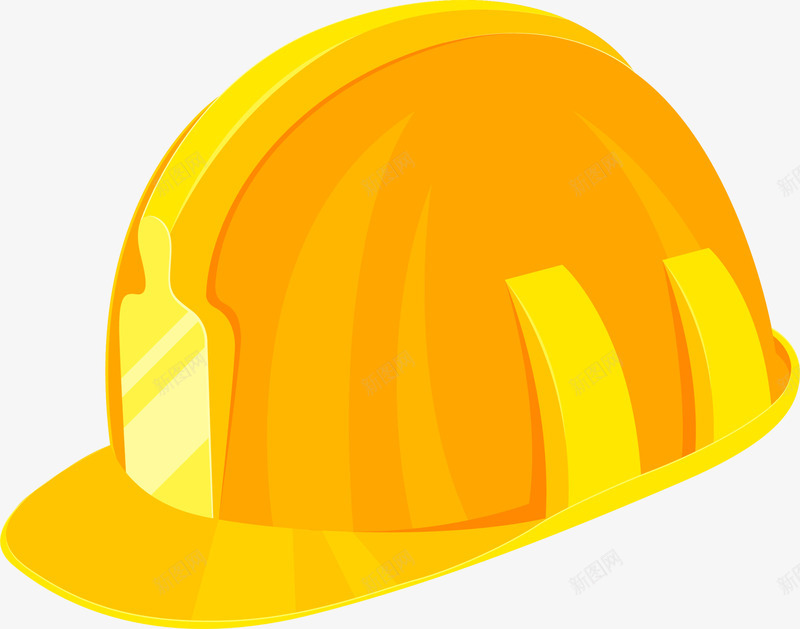 黄色卡通水彩安全帽png免抠素材_88icon https://88icon.com 五一节 劳作 劳动节 安全帽 工作 立体头盔 黄色安全帽