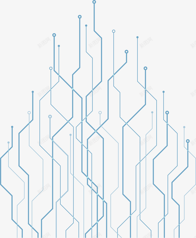 手绘电脑科技线条矢量图ai免抠素材_88icon https://88icon.com 5G光效线条 炫酷光效 电子科技 电脑科技线条 科技线条底图 网络科技 矢量图