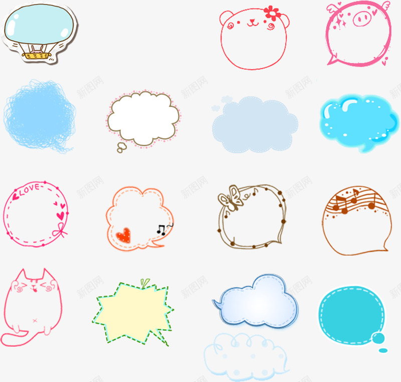 卡通网页标签留言框psd免抠素材_88icon https://88icon.com 卡通 标签 留言 留言板 留言框 网页 评论 评论页面 评语
