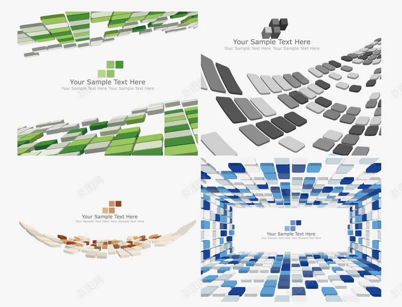 空间感立体方块背景矢量图ai免抠素材_88icon https://88icon.com 卡片背景 方块 格子 空间感 立体 矢量图