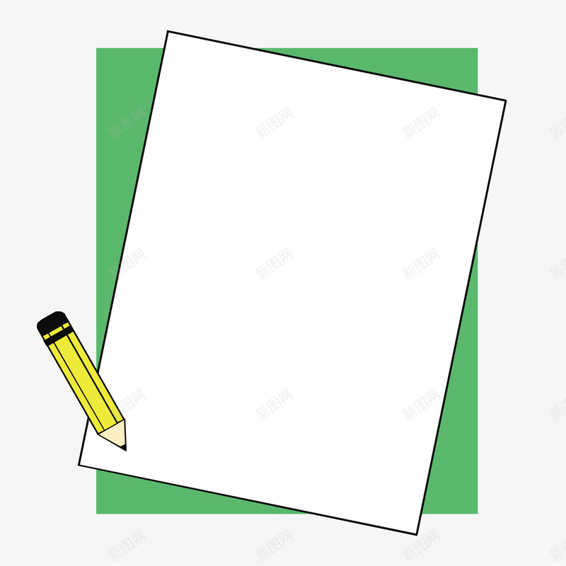 绿色留言板铅笔png免抠素材_88icon https://88icon.com 板铅笔 留言 留言墙 绿色