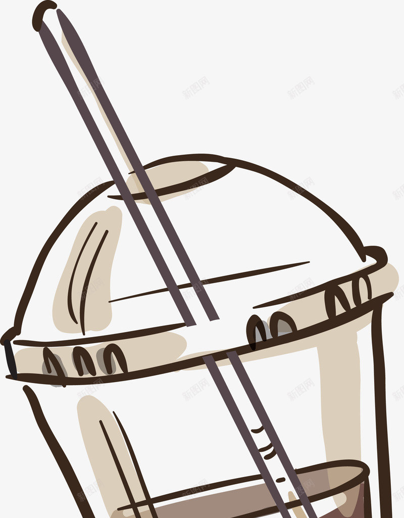 手绘奶茶矢量图ai免抠素材_88icon https://88icon.com 卡通杯子 可爱 咖啡 咖啡烟 奶茶 奶茶杯 手绘 招牌奶茶 杯子 热气 焦糖奶茶 矢量图 饮品 饮料 香气