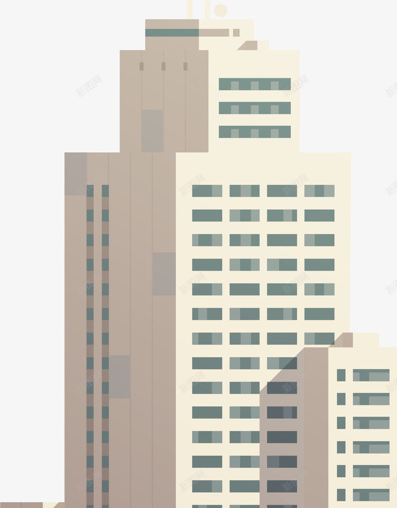 卡通白色商业写字楼png免抠素材_88icon https://88icon.com 写字楼 卡通 商业化 城市建筑 白色 矢量图案 立体