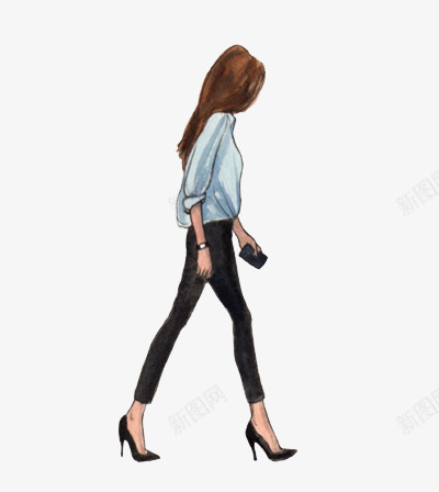 插画行走的美女png免抠素材_88icon https://88icon.com 手绘 插画 美女 都市女性 都市女郎 都市美女png 都市美女免抠 都市美女免抠png