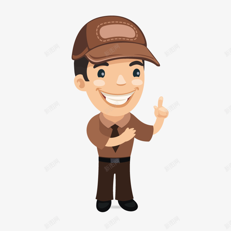 手绘卡通带帽子男人png免抠素材_88icon https://88icon.com 人物插画 动漫人物 动漫动画 卡通人物 卡通人物设计 卡通男人 卡通讲解员 带帽子男人 漫画人物