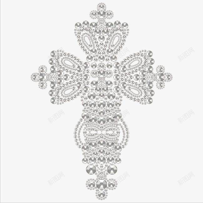 银色钻石首饰png免抠素材_88icon https://88icon.com 十字架 钻石首饰宝石珠宝首饰奢华卡通珠宝