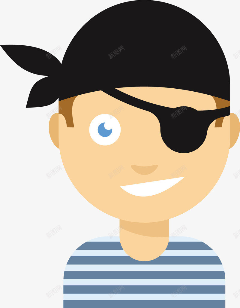 一个带着黑色眼罩的男孩png免抠素材_88icon https://88icon.com 一个男孩 戴眼罩 戴眼罩的男孩 男孩PNG 眼罩PNG 矢量男孩 黑色眼罩