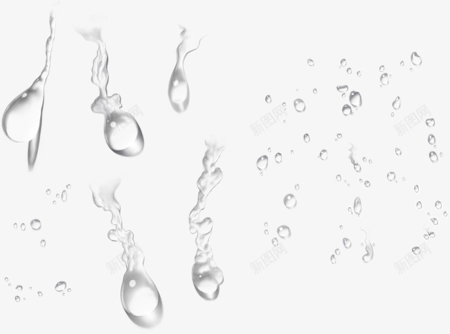 夏天的雨水png免抠素材_88icon https://88icon.com 冰爽 冰爽节 动感 夏天 晶莹 水滴 水珠 水纹 蓝色 透明 雨滴素材