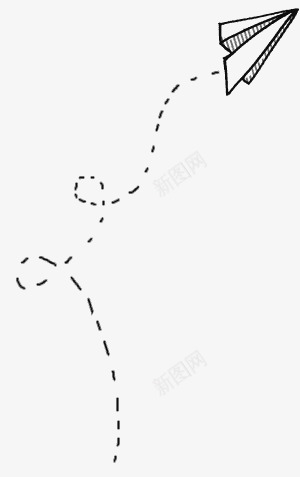 纸飞机png免抠素材_88icon https://88icon.com 叠纸飞机 手绘 简笔画 纸飞机图案 飞机轨迹 飞行轨迹