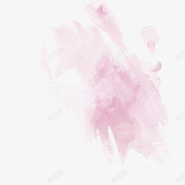 粉色肌理感水墨画笔触png免抠素材_88icon https://88icon.com 三八女神节 三八妇女节 女性 手绘 水墨画 笔触 背景 运笔