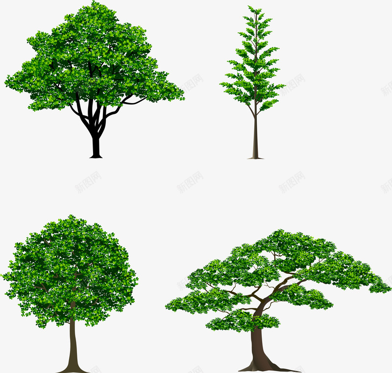手绘绿树png免抠素材_88icon https://88icon.com 大树 大树设计 植物 植物设计 环保 环保背景 生物世界 矢量大树 绿色大树植物设计 绿色环保 花草树木