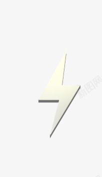 闪电png免抠素材_88icon https://88icon.com 白色 符号 闪电