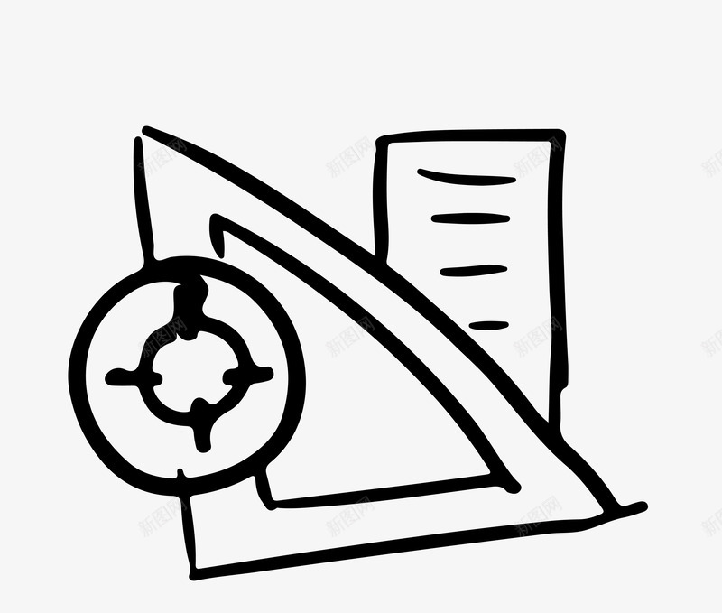 创意灵感手绘尺子三角板矢量图eps免抠素材_88icon https://88icon.com 三角板 创意 卡通手绘 尺子 矢量图