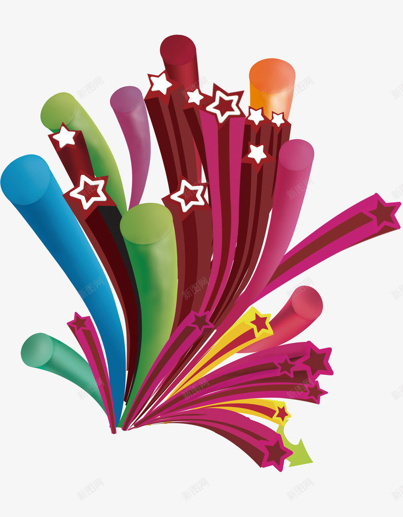 彩条万花筒png免抠素材_88icon https://88icon.com 万花筒 万花筒图案 冲击力 彩色 热烈