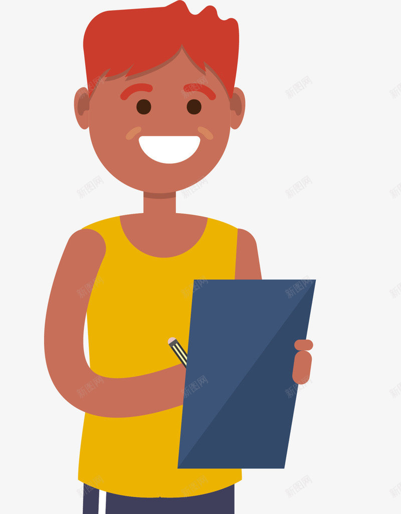 微笑卡通健身房教练png免抠素材_88icon https://88icon.com 健康 健身房 卡通教练 强身健体 运动健身 锻炼 锻炼男孩
