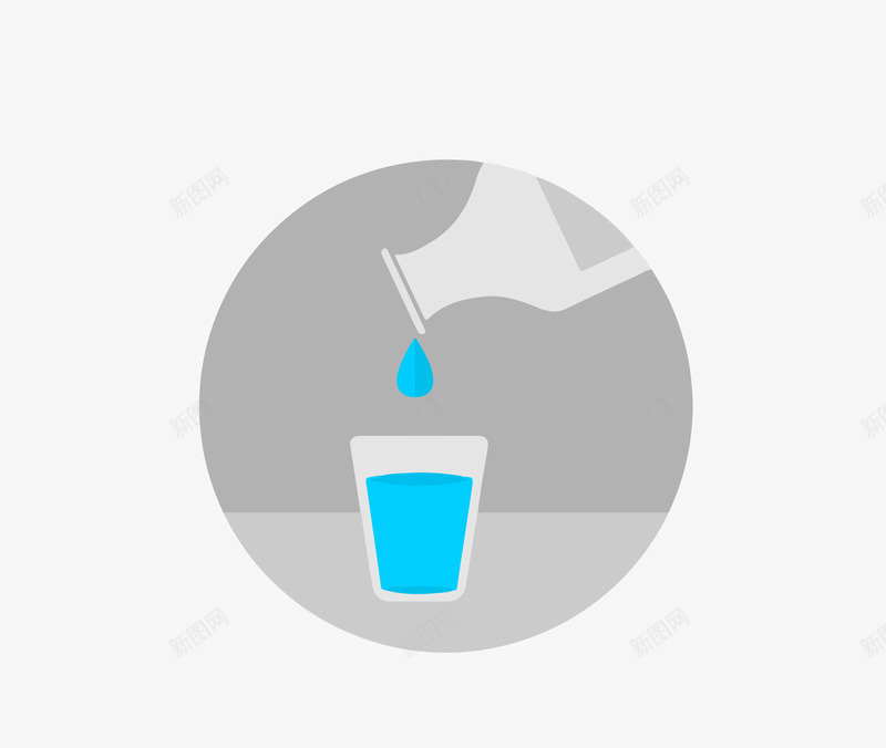 倒水png免抠素材_88icon https://88icon.com ai格式 倒水 卡通 哇哈哈矿泉水 容器 扁平化设计 时尚 水 瓶 矢量图免费下载 矿泉水 矿泉水瓶 饮料