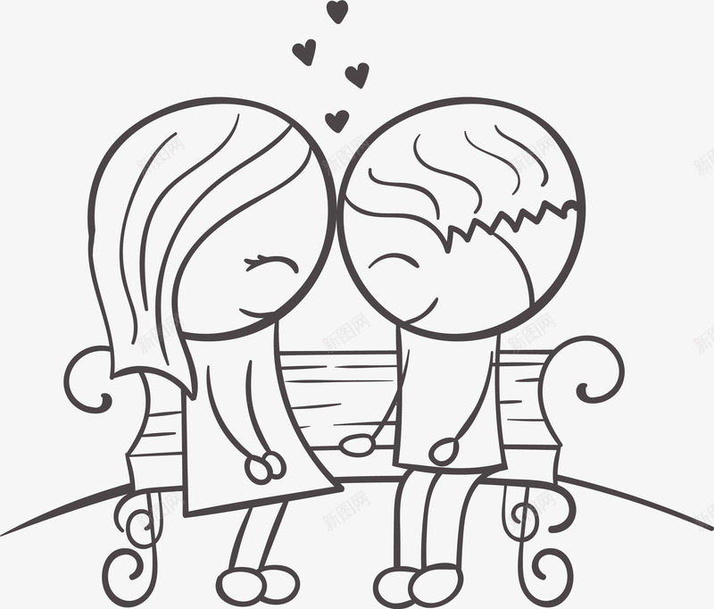 插画风甜蜜的情侣png免抠素材_88icon https://88icon.com 手绘情侣 插画风 爱心满满 爱情 甜蜜的情侣 甜蜜蜜