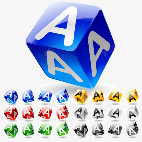 水晶立方体字母png免抠素材_88icon https://88icon.com 字母 投影 水晶 矢量素材 立方体