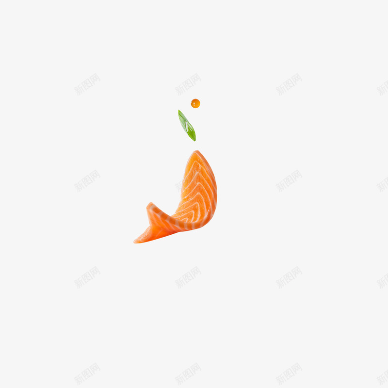 手绘三文鱼png免抠素材_88icon https://88icon.com 三文鱼 卡通 手绘 橘色 水彩 海鲜 美食 食物