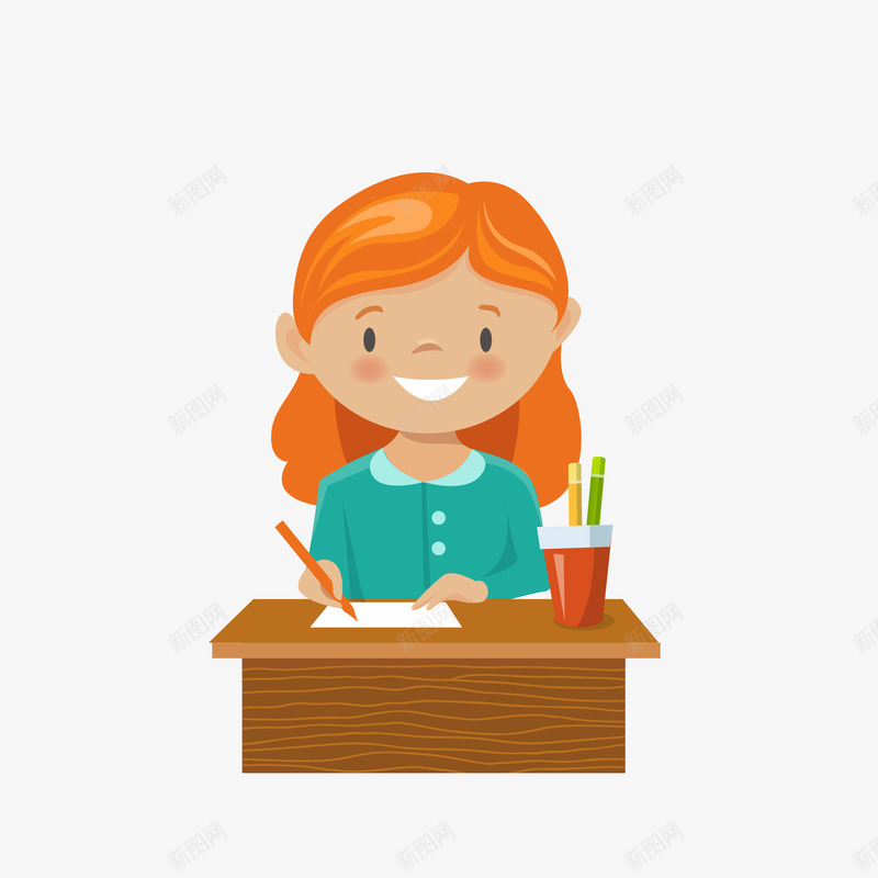 手绘认真学习小女生矢量图eps免抠素材_88icon https://88icon.com png免抠图 写字 创意 卡通 女生 学习 手绘 时尚 矢量图 认真 认真学习 铅笔