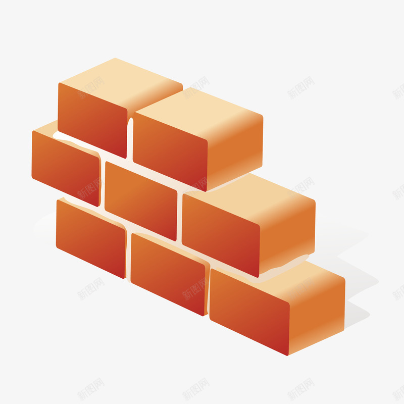 砖头png免抠素材_88icon https://88icon.com 砖块墙面 砖头 红色 装修