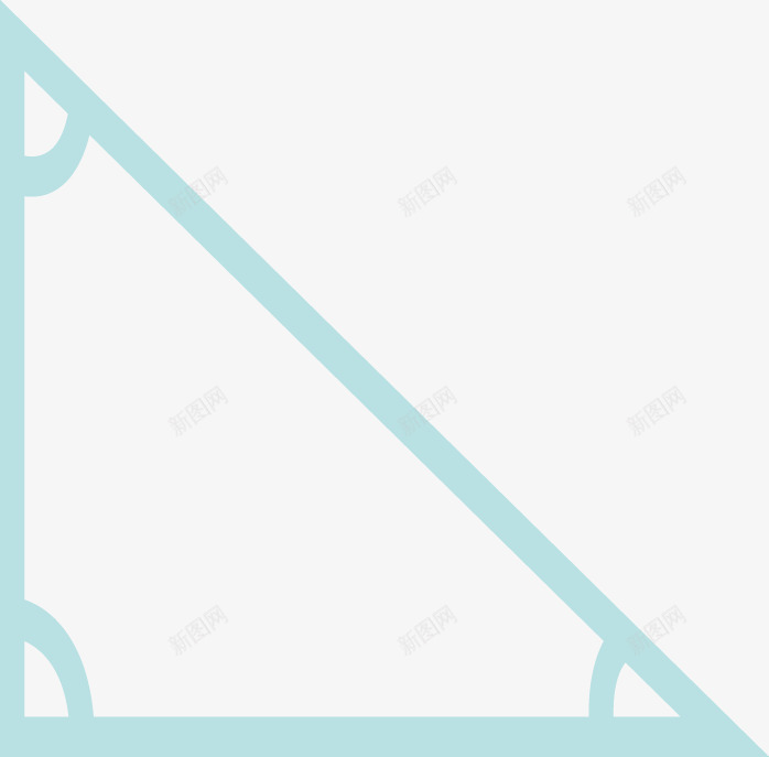 一个三角板png免抠素材_88icon https://88icon.com 三角板 学习 工具 量器