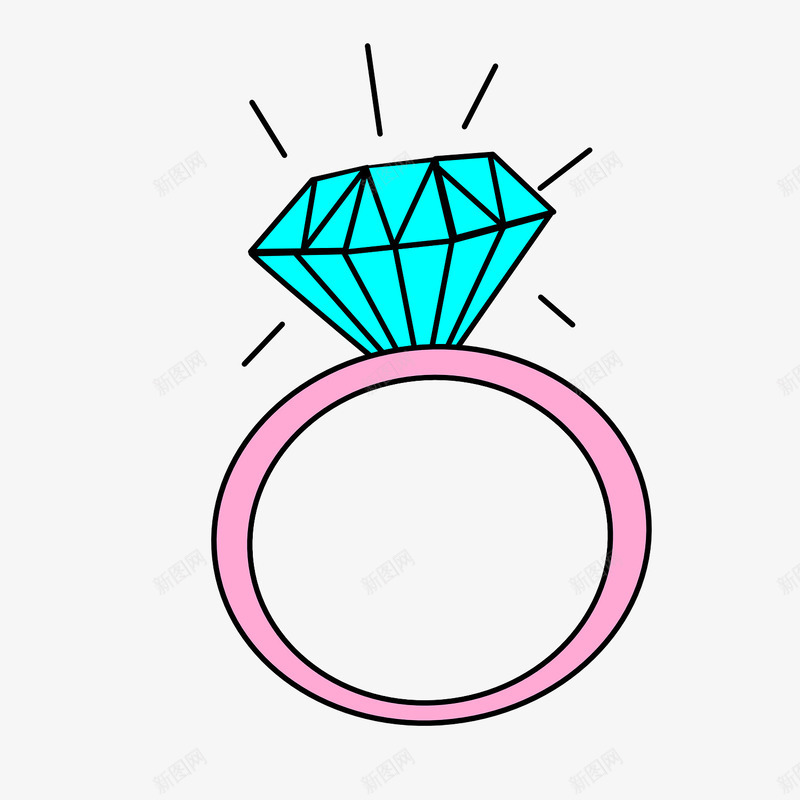 结婚的钻戒png免抠素材_88icon https://88icon.com 发光 婚戒 宝石 戒指 手绘戒指 绿钻 钻戒 钻石