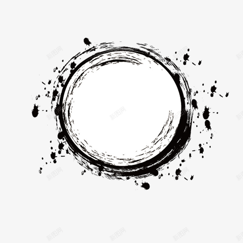 毛笔圆框笔刷中国风水墨框png免抠素材_88icon https://88icon.com 中国风 图形框 图形框框 圆框 圆的边框 墨水框 弯曲笔触 暗黑边框 毛笔圆 毛笔圆框笔刷中国风水墨框 毛笔笔刷圆框 水墨方框边 炭笔笔刷