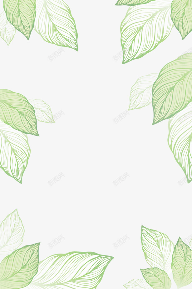 小清新叶子装饰边框psd免抠素材_88icon https://88icon.com 叶子装饰边框 小清新 手绘画 手绘花草 新图 树叶边框 树枝边框 遮罩边框