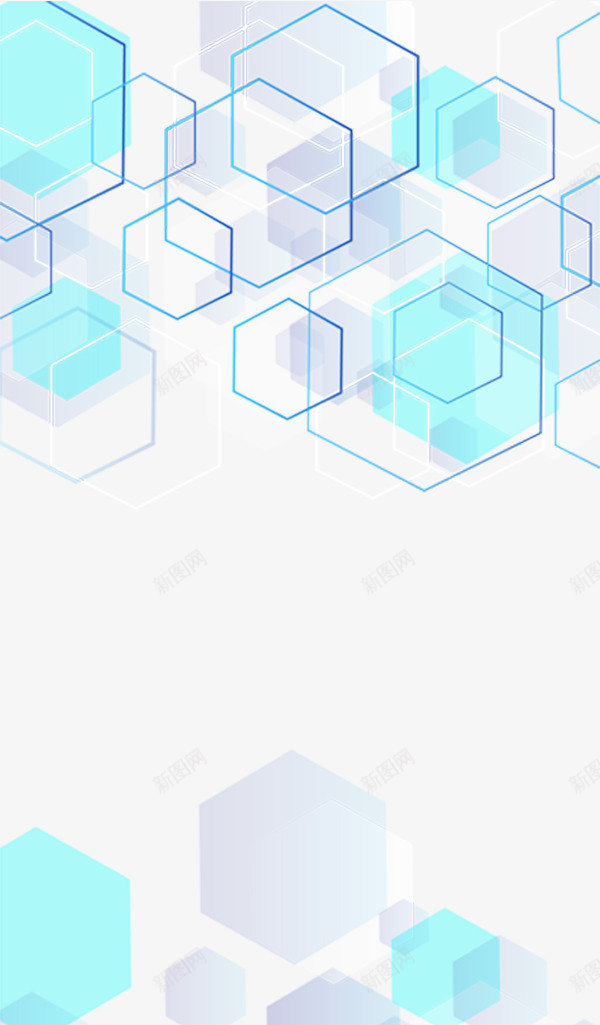 六边形几何背景元素png免抠素材_88icon https://88icon.com 六角形科技 六边形 几何 时尚 科技 背景