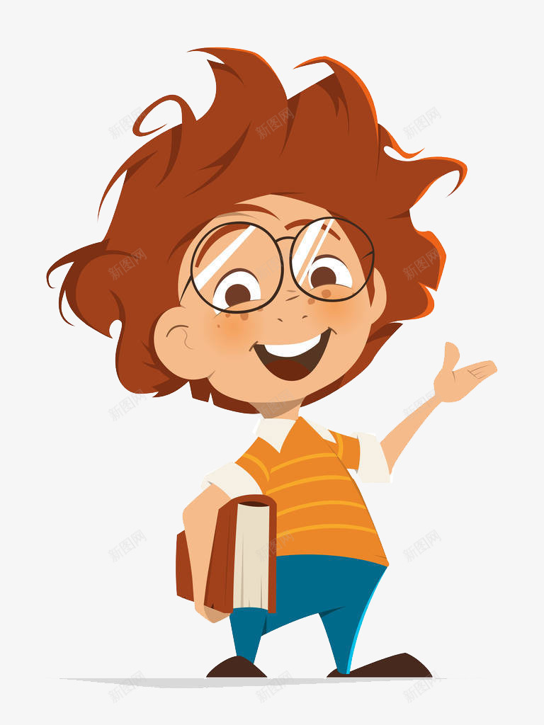 戴眼镜的孩子png免抠素材_88icon https://88icon.com 书本 人物 儿童 卡通人物 卡通出场 学习 学生 戴眼镜 戴眼镜小学生 抱着书 抱着书的人 眼镜