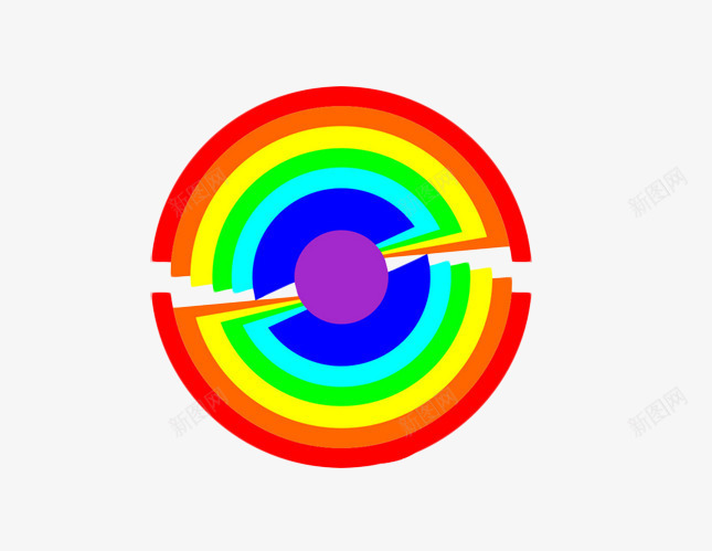 圆形圈圈png免抠素材_88icon https://88icon.com 五彩背景图片 彩虹图片 简单的素材图片 装饰图片圈圈