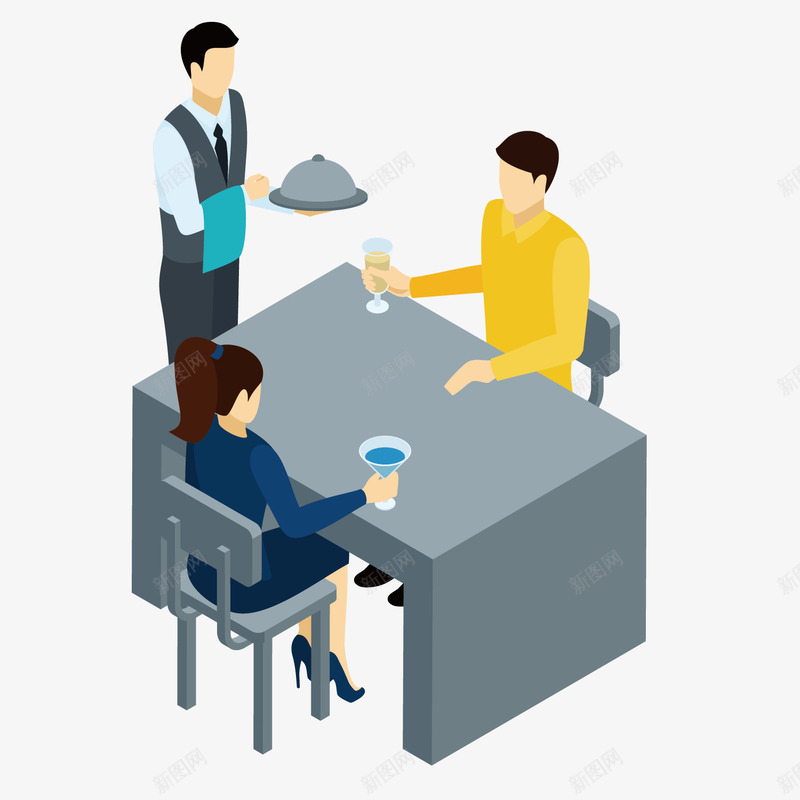 约会男女的手绘矢量图ai免抠素材_88icon https://88icon.com canting 卡通 吃饭 情侣 手绘 男女 矢量图 简单 约会 餐厅